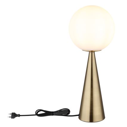 Globo - Namizna svetilka 1xE27/40W/230V medenina