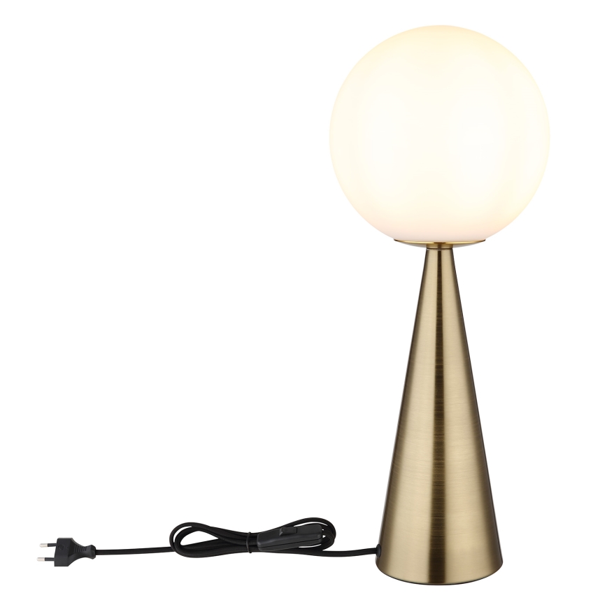 Globo - Namizna svetilka 1xE27/40W/230V medenina