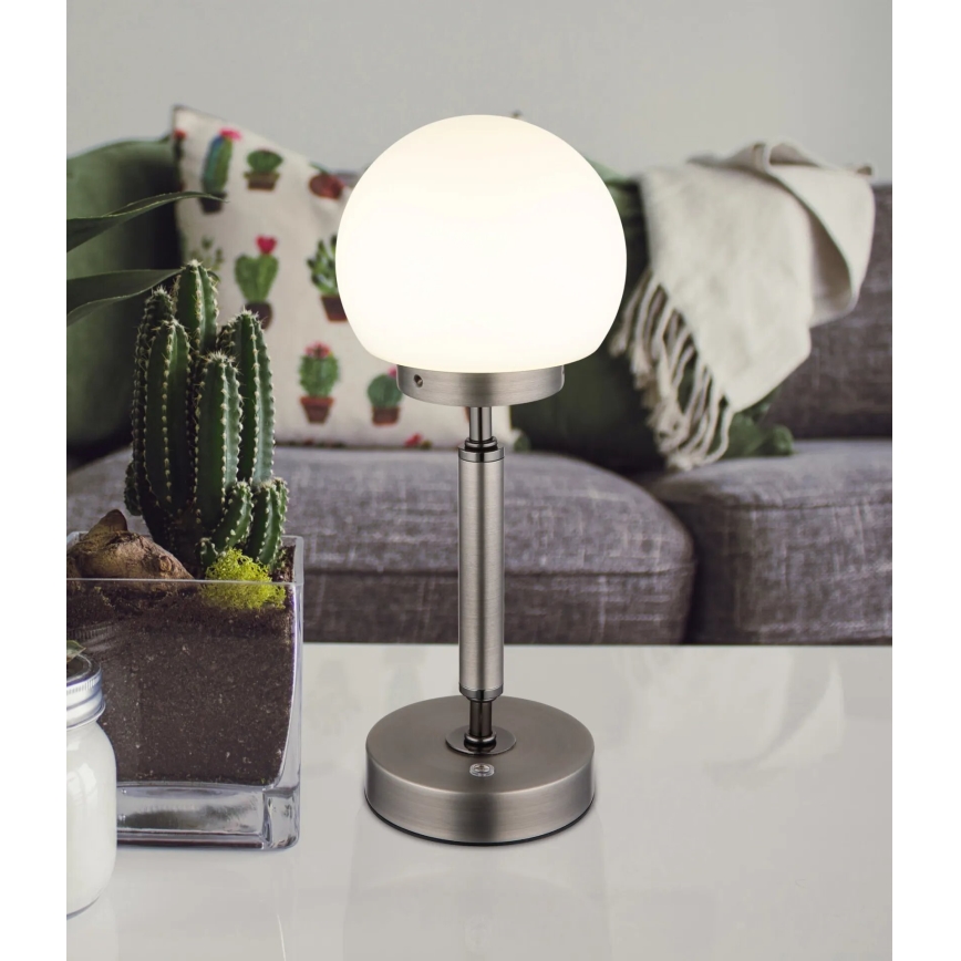 Globo 21033A-LED Polnilna namizna svetilka na dotik HAKU LED/2,5W/5V 2700/4000/6500K antracit