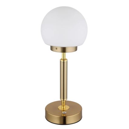 Globo - LED Zatemnitvena polnilna namizna svetilka na dotik LED/2,5W/5V 1800mAh 2700/4000/6500K medenina