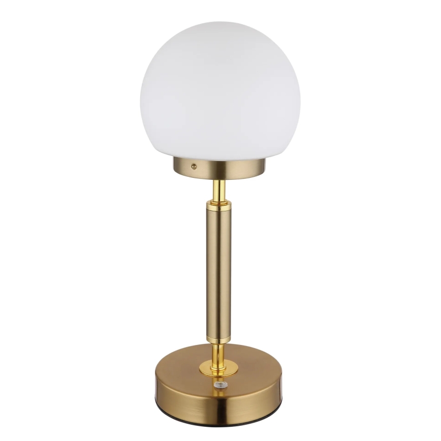 Globo - LED Zatemnitvena polnilna namizna svetilka na dotik LED/2,5W/5V 1800mAh 2700/4000/6500K medenina