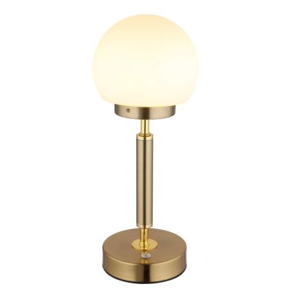 Globo - LED Zatemnitvena polnilna namizna svetilka na dotik LED/2,5W/5V 1800mAh 2700/4000/6500K medenina