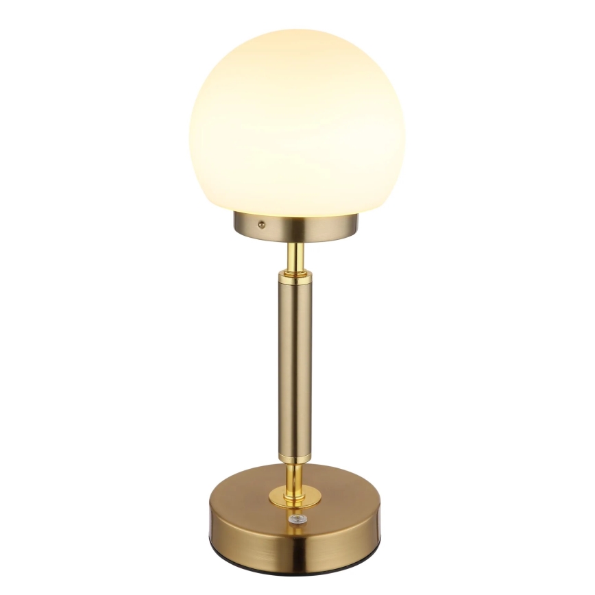 Globo - LED Zatemnitvena polnilna namizna svetilka na dotik LED/2,5W/5V 1800mAh 2700/4000/6500K medenina