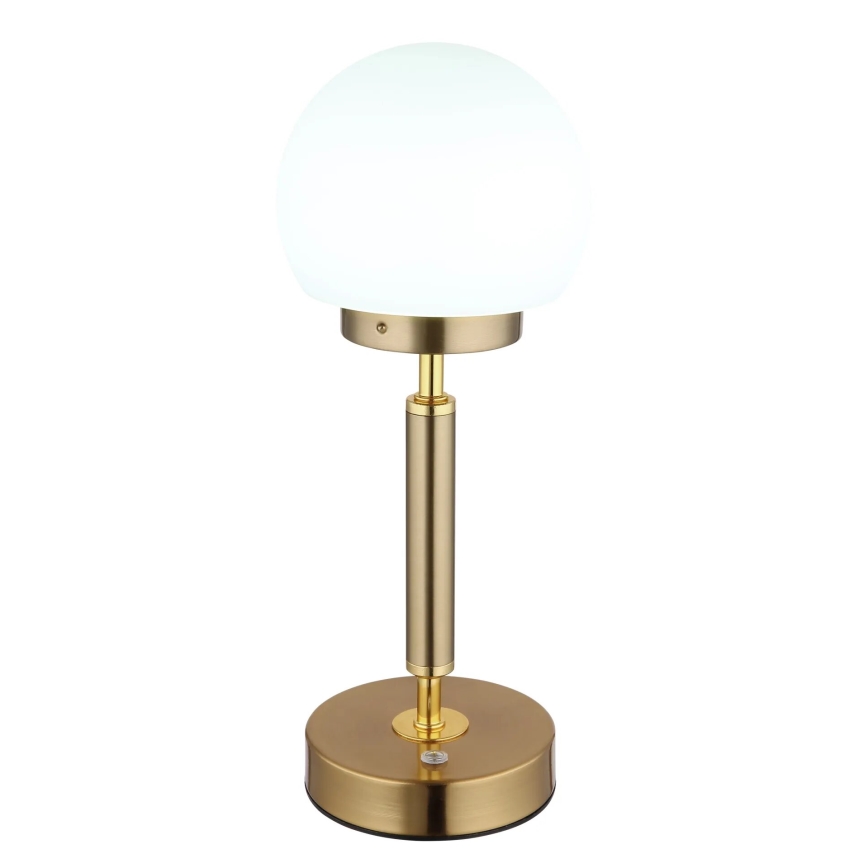 Globo - LED Zatemnitvena polnilna namizna svetilka na dotik LED/2,5W/5V 1800mAh 2700/4000/6500K medenina