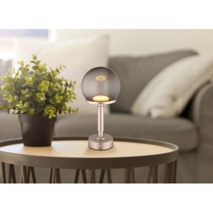 Globo - LED Zatemnitvena polnilna namizna svetilka na dotik LED/2,5W/5V 1800mAh 2700/4000/6500K Rosegold