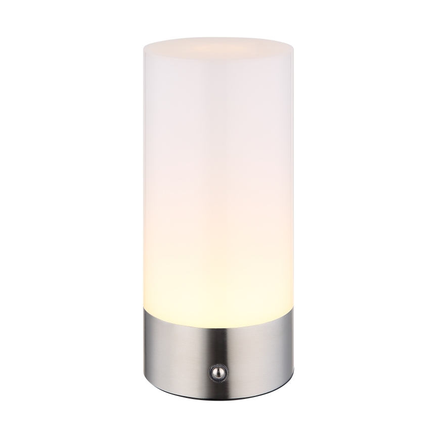 Globo - LED RGBW Zatemnitvena na dotik zunanja namizna svetilka LED/1,8W/5V 1500 mAh IP44 mat krom