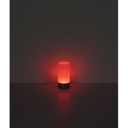 Globo - LED RGBW Zatemnitvena zunanja namizna svetilka na dotik LED/1,8W/5V 1500 mAh črna