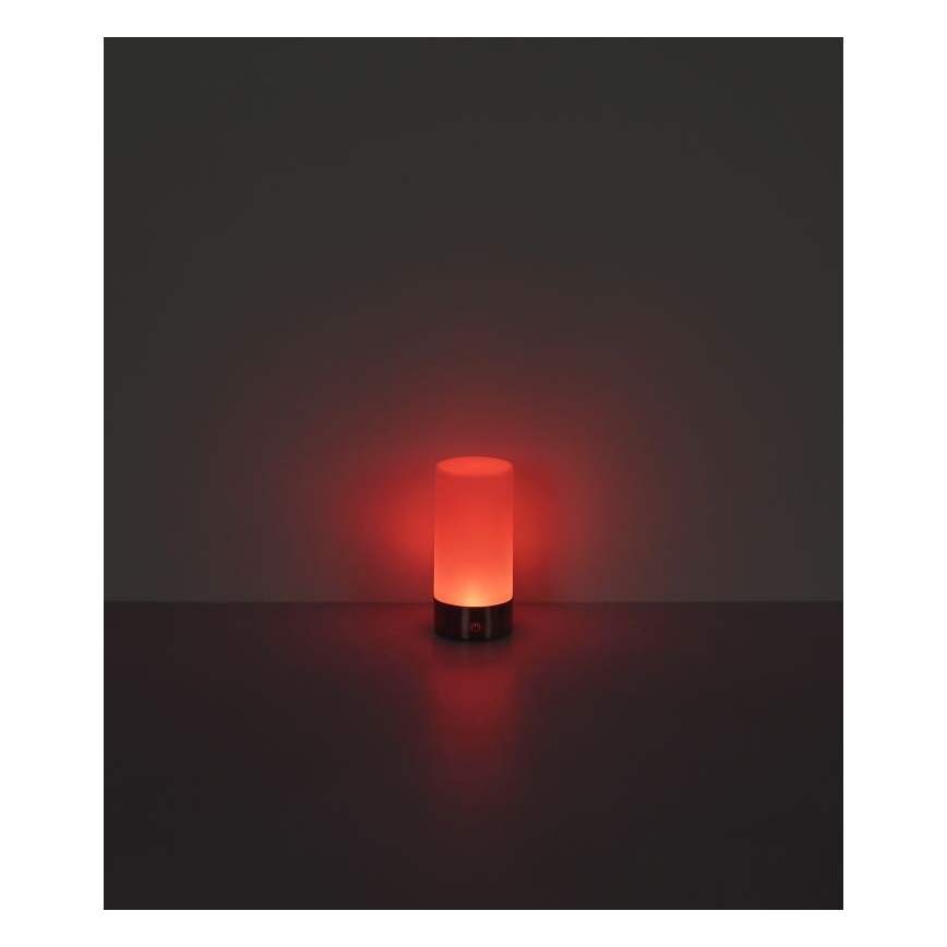 Globo - LED RGBW Zatemnitvena zunanja namizna svetilka na dotik LED/1,8W/5V 1500 mAh črna