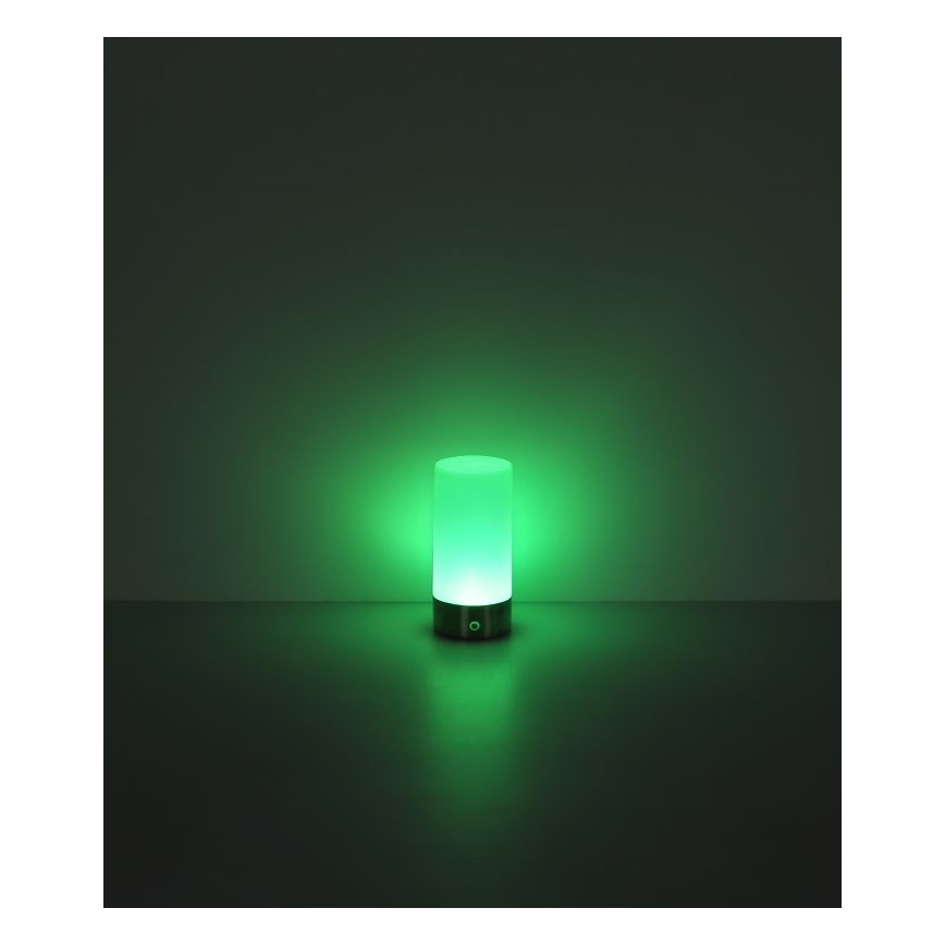 Globo - LED RGBW Zatemnitvena zunanja namizna svetilka na dotik LED/1,8W/5V 1500 mAh črna