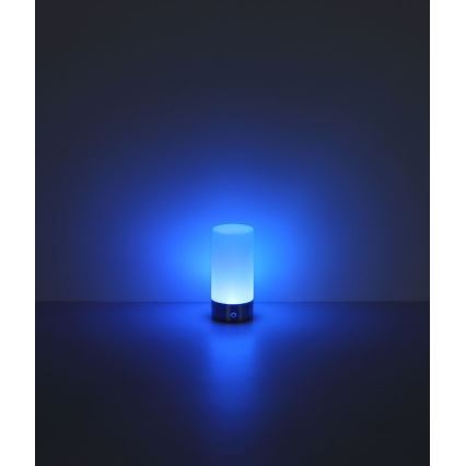 Globo - LED RGBW Zatemnitvena zunanja namizna svetilka na dotik LED/1,8W/5V 1500 mAh črna