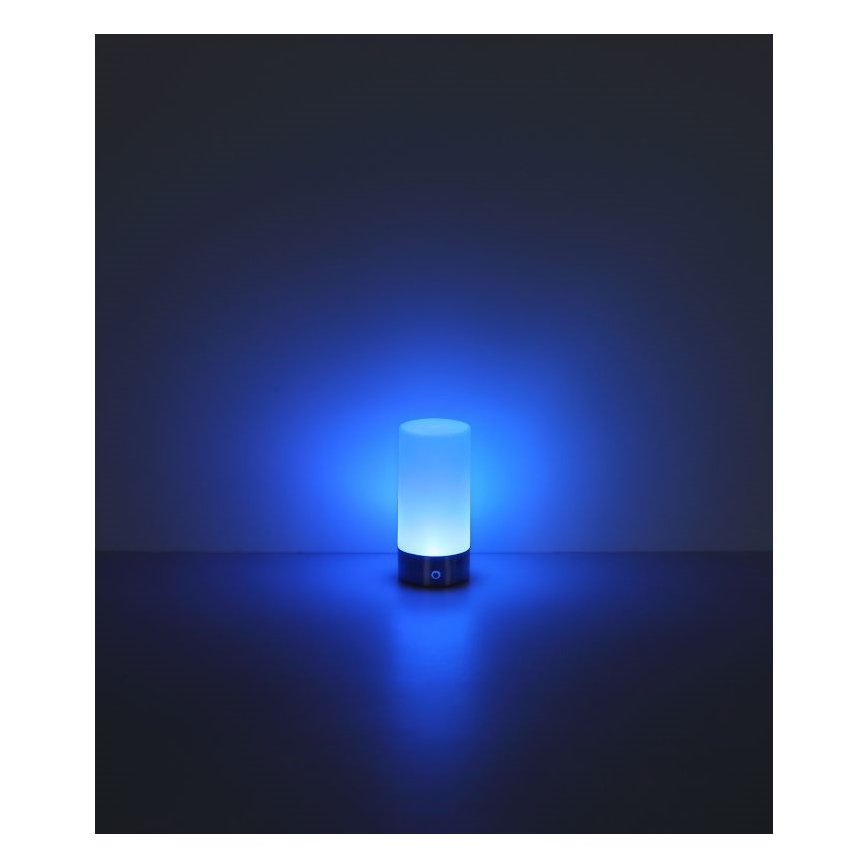 Globo - LED RGBW Zatemnitvena zunanja namizna svetilka na dotik LED/1,8W/5V 1500 mAh črna