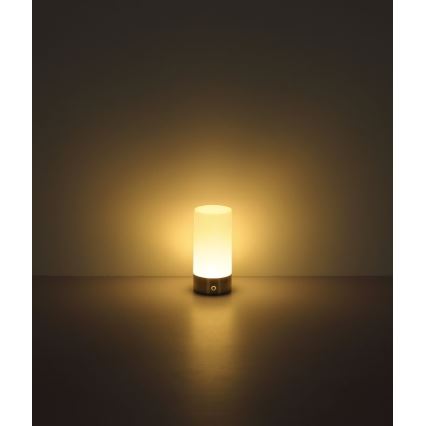 Globo - LED RGBW Zatemnitvena zunanja namizna svetilka na dotik LED/1,8W/5V 1500 mAh črna
