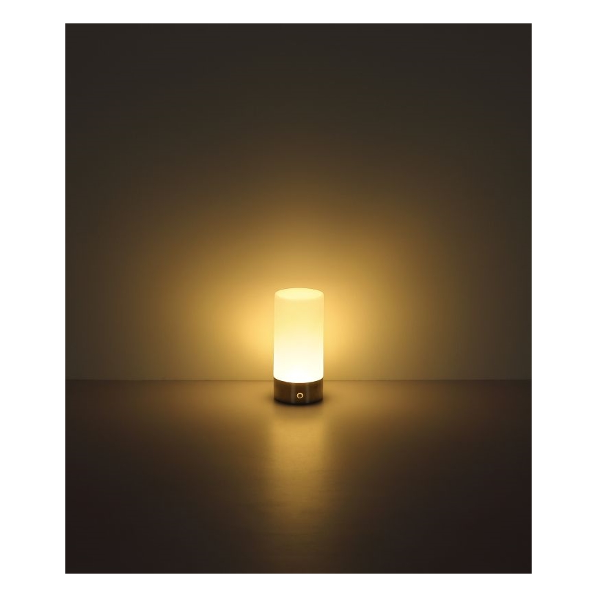 Globo - LED RGBW Zatemnitvena zunanja namizna svetilka na dotik LED/1,8W/5V 1500 mAh črna