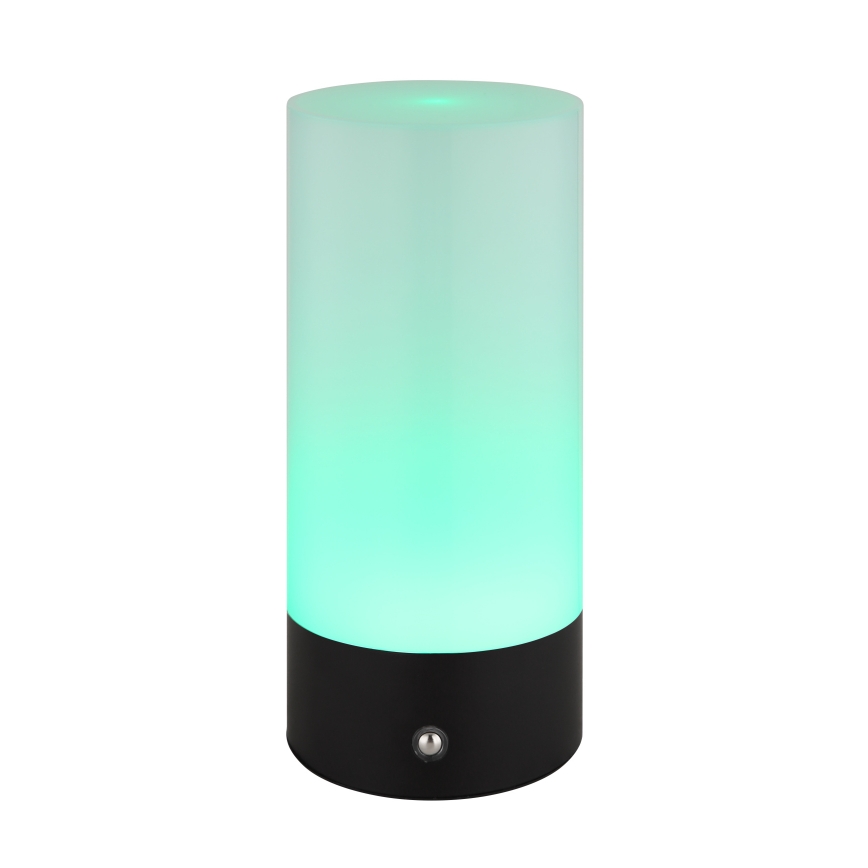 Globo - LED RGBW Zatemnitvena zunanja namizna svetilka na dotik LED/1,8W/5V 1500 mAh črna