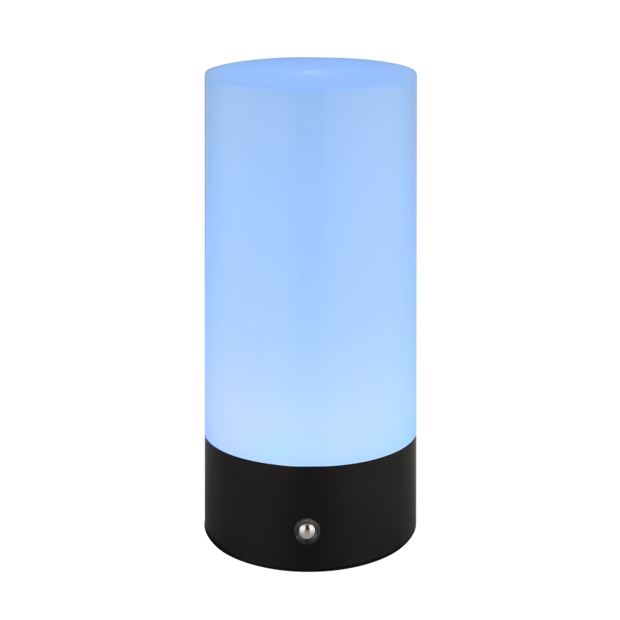 Globo - LED RGBW Zatemnitvena zunanja namizna svetilka na dotik LED/1,8W/5V 1500 mAh črna
