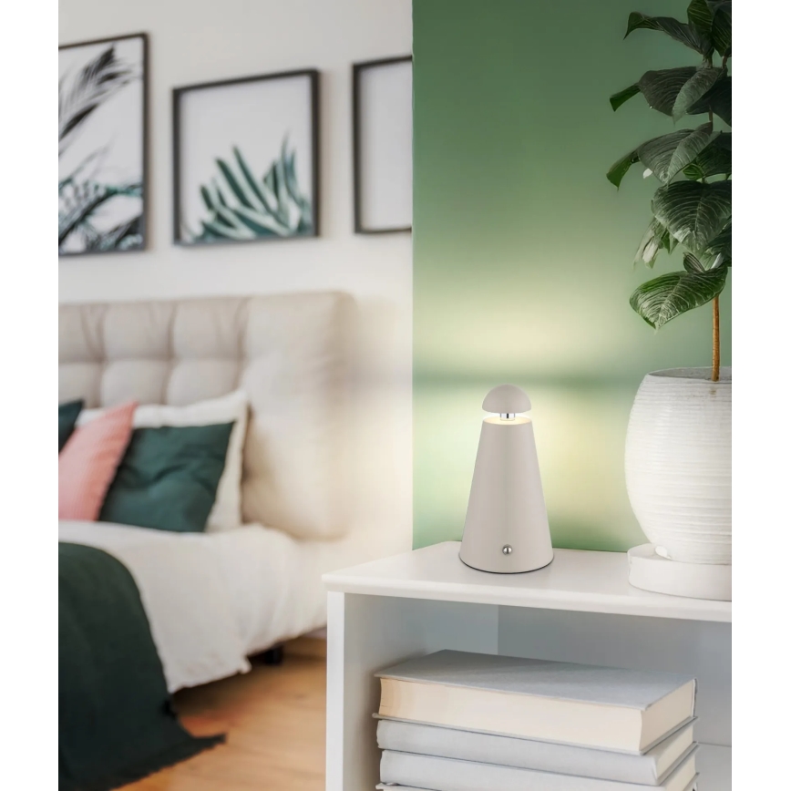 Globo - LED Zatemnjevalna polnilna namizna svetilka na dotik LED/1,2W/5V 1200 mAh 2700/4500/6000K