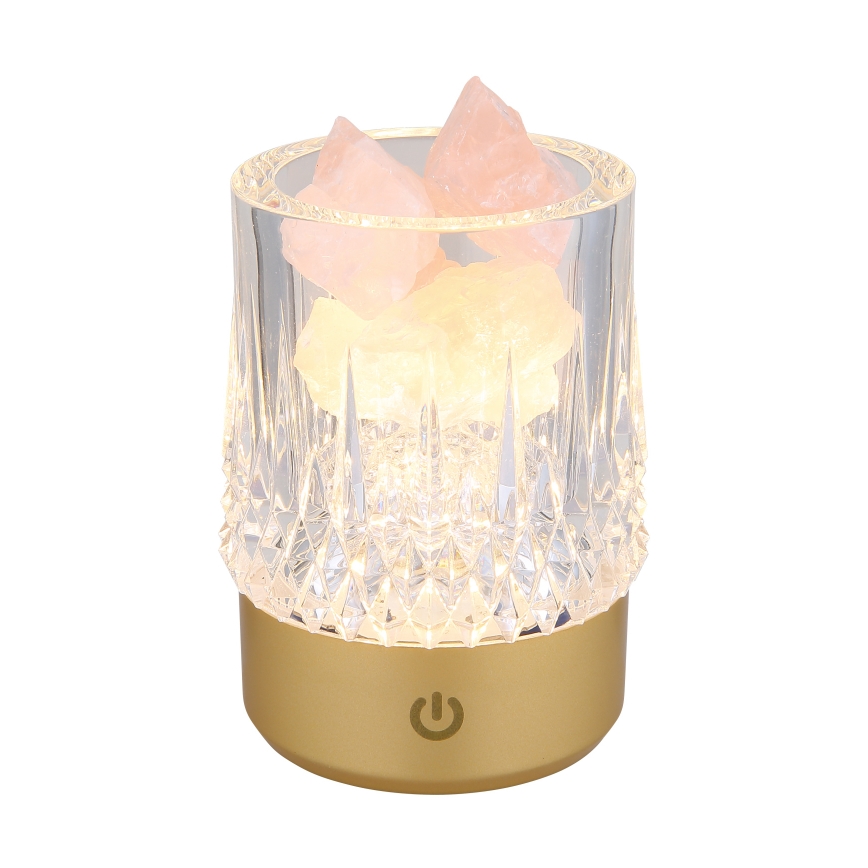 Globo - LED Zatemnitvena namizna svetilka na dotik LED/1W/5V 3000K 1200 mAh zlata