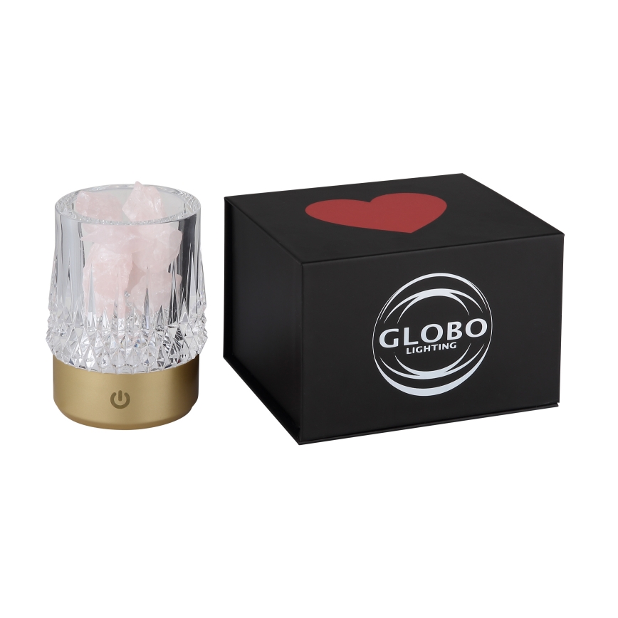 Globo - LED Zatemnitvena namizna svetilka na dotik LED/1W/5V 3000K 1200 mAh zlata
