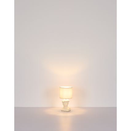 Globo - Namizna svetilka 1xE14/40W/230V krem barva