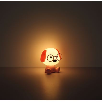 Globo - LED Zatemnitvena polnilna otroški noč mala svetilka LED/1W/5V 500 mAh roza