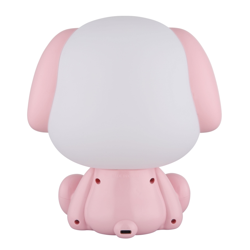 Globo - LED Zatemnitvena polnilna otroški noč mala svetilka LED/1W/5V 500 mAh roza