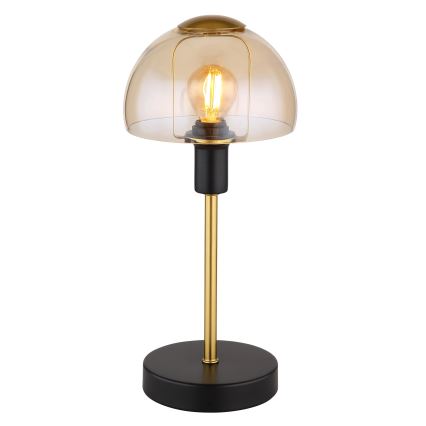 Globo - Miza na dotik svetilka 1xE14/25W/230V črna/zlata