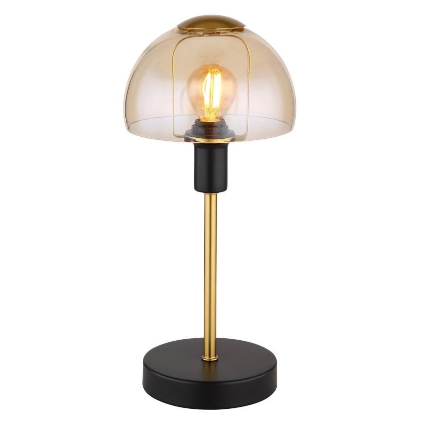 Globo - Miza na dotik svetilka 1xE14/25W/230V črna/zlata