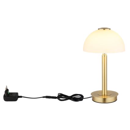 Globo - LED zatemnjevalna namizna svetilka na dotik LED/7W/230V 3000K medenina
