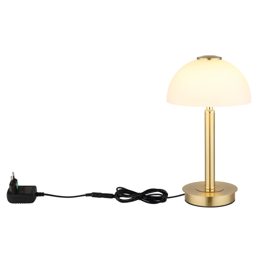 Globo - LED zatemnjevalna namizna svetilka na dotik LED/7W/230V 3000K medenina