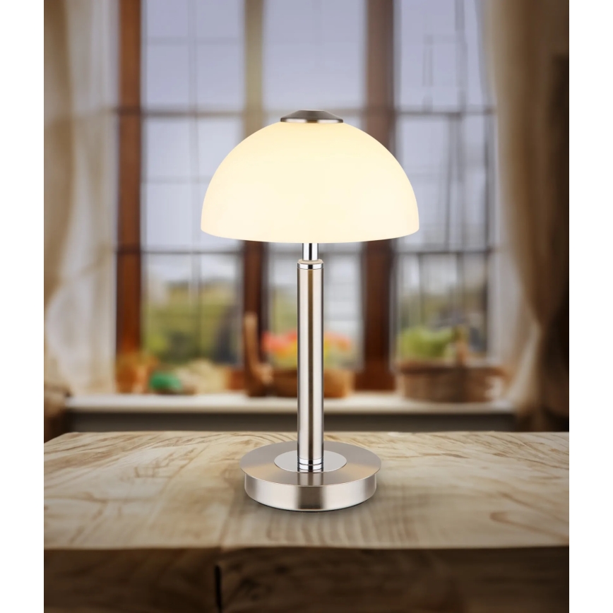 Globo - LED namizna svetilka na dotik, z nastavljivo svetlostjo, LED/7W/230V, 3000K, mat krom