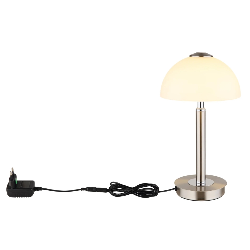 Globo - LED namizna svetilka na dotik, z nastavljivo svetlostjo, LED/7W/230V, 3000K, mat krom