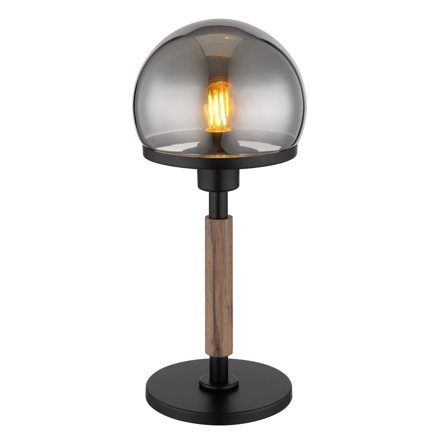 Globo - Namizna svetilka 1xE27/40W/230V črna/rjava