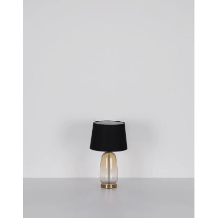 Globo - Namizna svetilka 1xE27/40W/230V črna/rjava