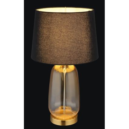 Globo - Namizna svetilka 1xE27/40W/230V črna/rjava