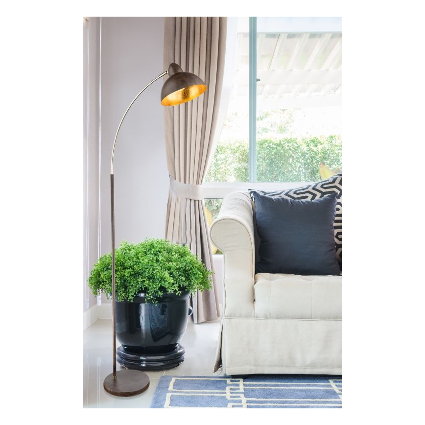 GLOBO 24703SR - Stoječa svetilka ANITA 1xE27/40W/230V