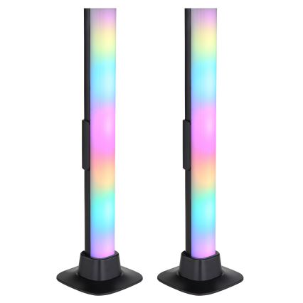 Globo RGB- SET 2x LED RGB Zatemnitvena namizna svetilka 2v1 LED/2W/5V USB Wi-Fi Tuya