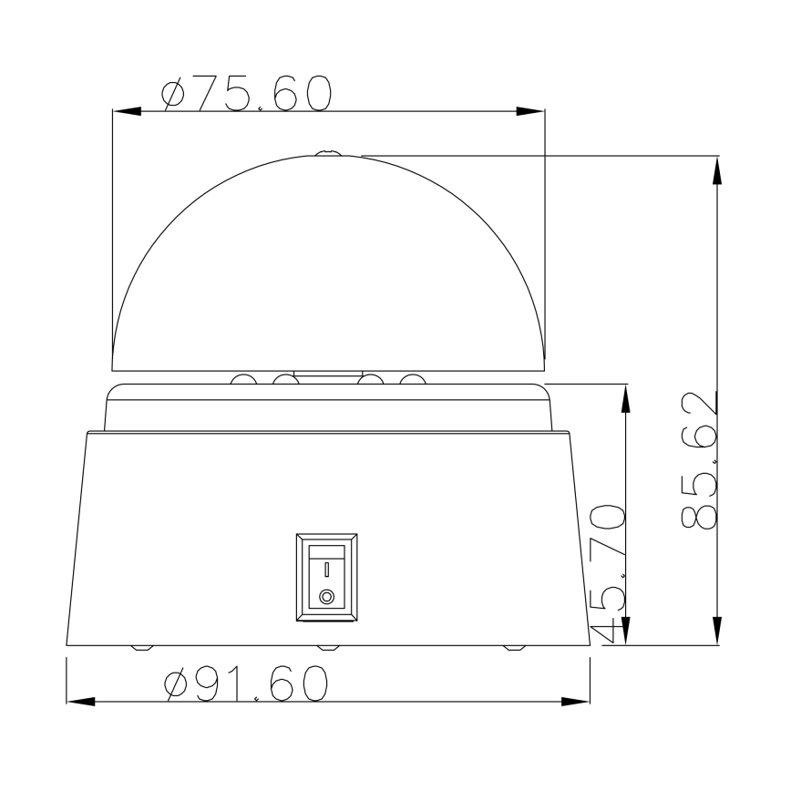 Globo 28014 - LED okrasna svetilka DISCO 6xLED/0,06W/3xAA