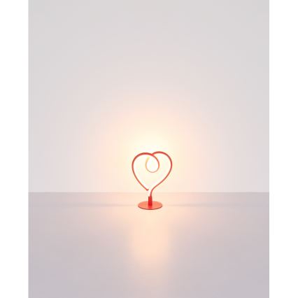 Globo - LED Namizna svetilka LED/6W/230V rdeča