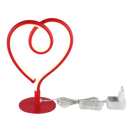 Globo - LED Namizna svetilka LED/6W/230V rdeča