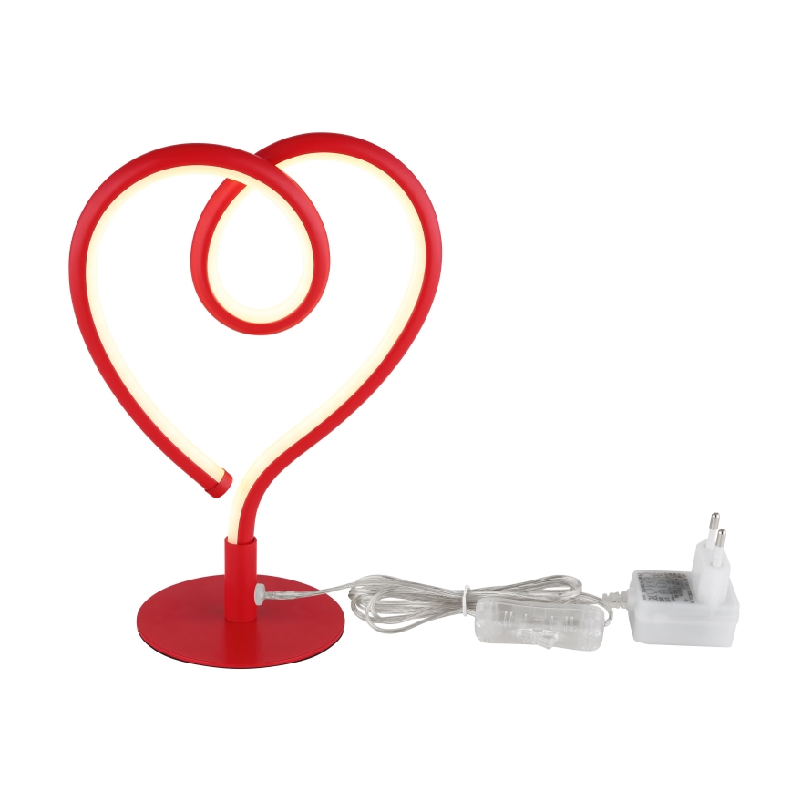 Globo - LED Namizna svetilka LED/6W/230V rdeča