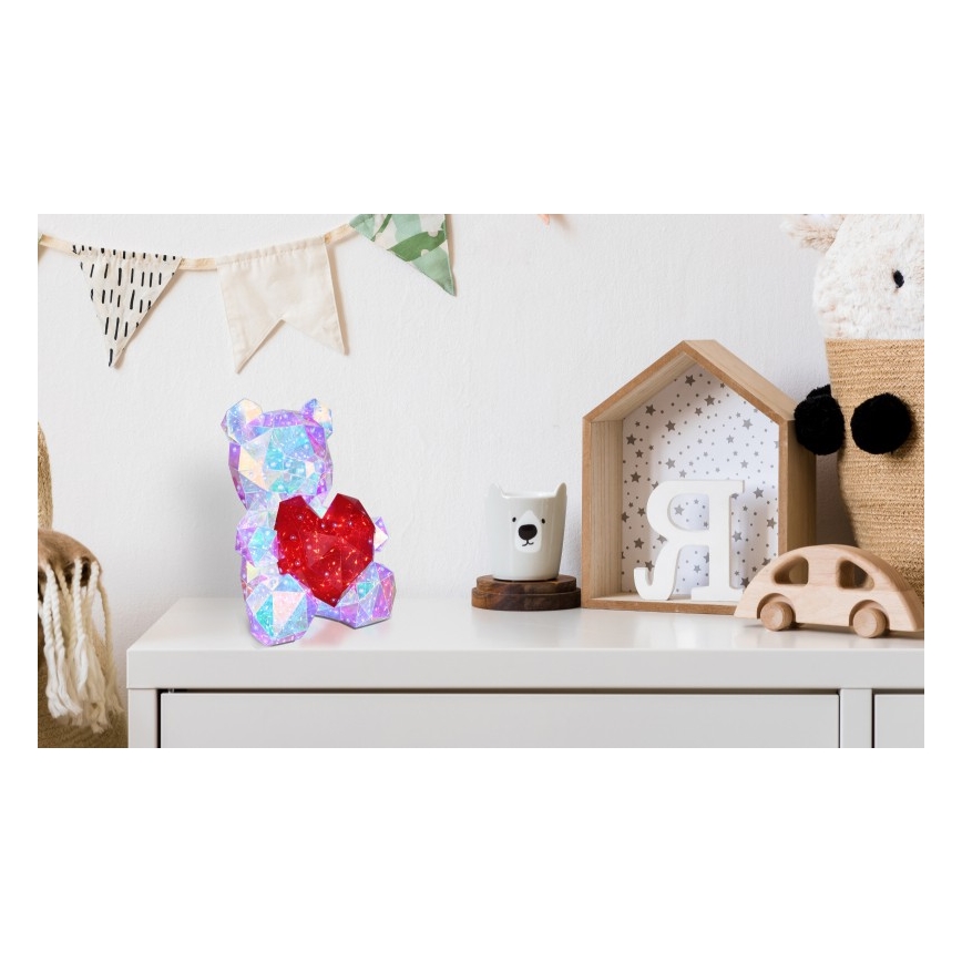 Globo - LED namizna dekoracija LED/6W/5V USB medved