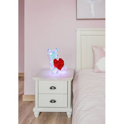 Globo - LED Namizni okraski LED/6W/5V USB medved