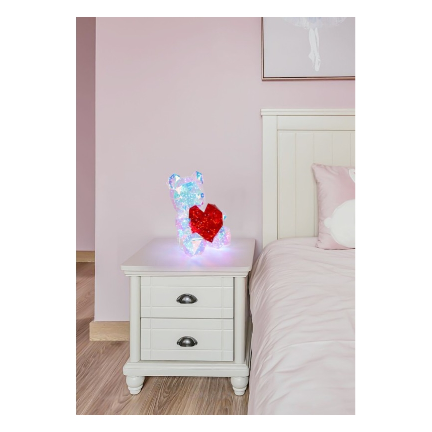 Globo - LED Namizni okraski LED/6W/5V USB medved
