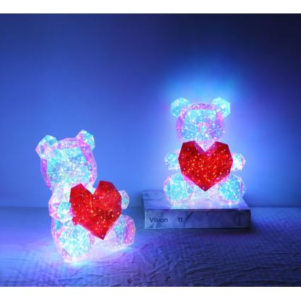 Globo - LED Namizni okraski LED/6W/5V USB medved