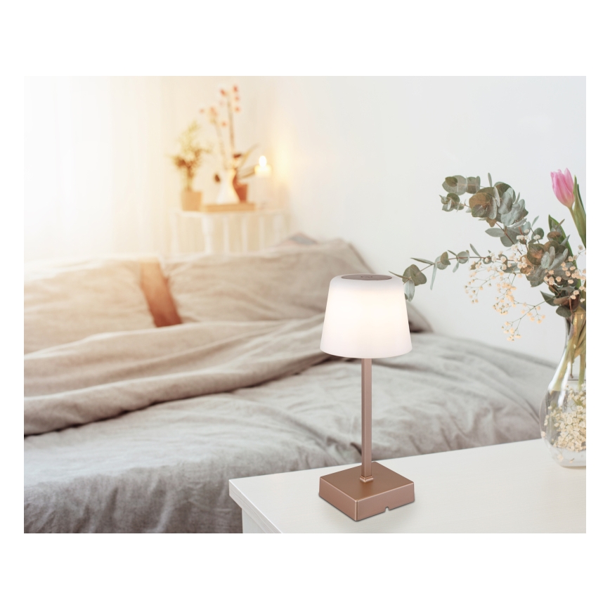 Globo - LED Zatemnitvena namizna svetilka na dotik LED/2W/5V 3000/4500/6500K 800 mAh bež
