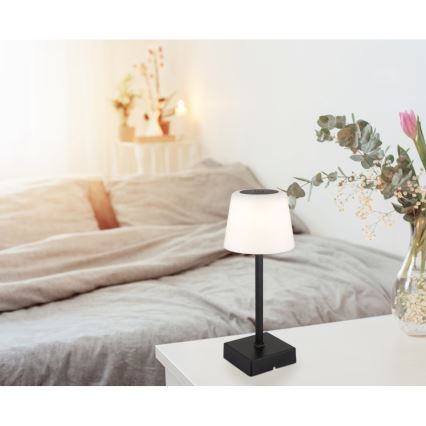 Globo - LED Zatemnitvena namizna svetilka na dotik LED/2W/5V 3000/4500/6500K 800 mAh črna