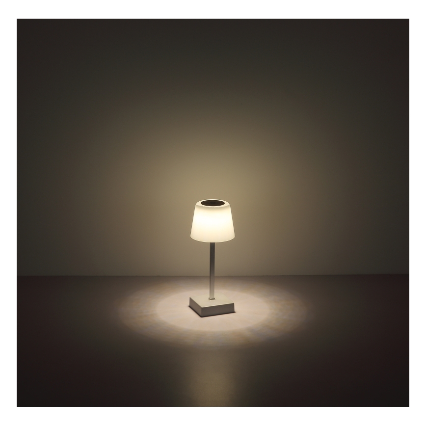 Globo - LED Zatemnitvena namizna svetilka na dotik LED/2W/5V 3000/4500/6500K 800 mAh srebrna