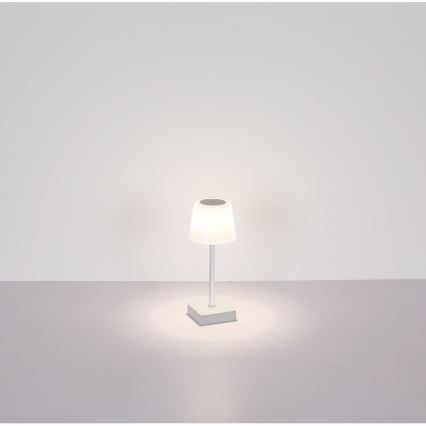 Globo - LED Zatemnitvena namizna svetilka na dotik LED/2W/5V 3000/4500/6500K 800 mAh srebrna