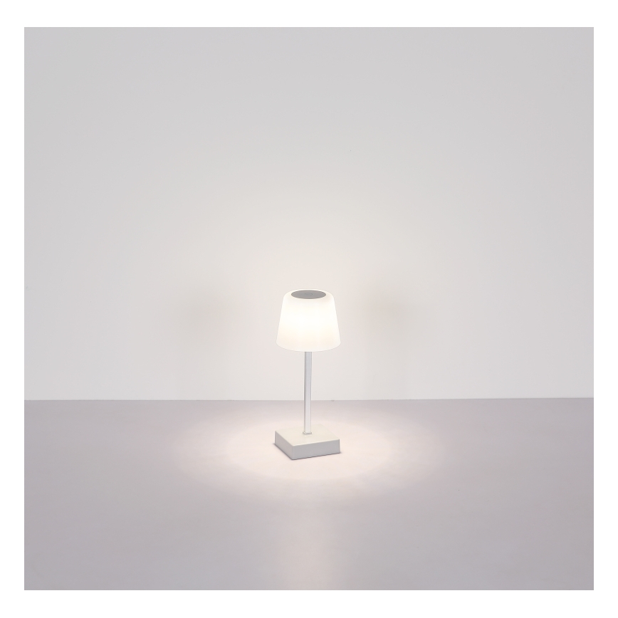 Globo - LED Zatemnitvena namizna svetilka na dotik LED/2W/5V 3000/4500/6500K 800 mAh srebrna