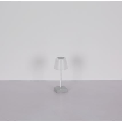 Globo - LED Zatemnitvena namizna svetilka na dotik LED/2W/5V 3000/4500/6500K 800 mAh srebrna